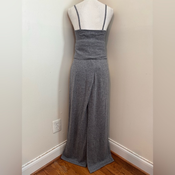 Rumored Wide Leg Knit Pants Two Piece Lounge Set In Charcoal Medium Size NWT - Picture 11 of 12